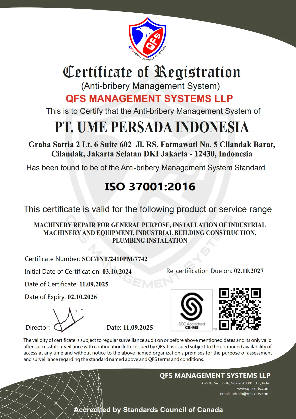 ISO 37001:2016